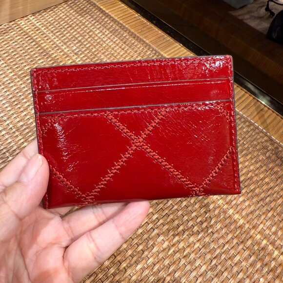 Best Price‼️Tory Burch Willa Slim Card Case 169923 Berry $110 - Picture 2 of 4